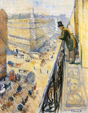 Edvard Munch Painting - calle lafayette 1891 Edvard Munch